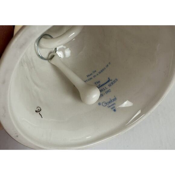 Goebel Hummel Annual Bell #714 Final 1992 Edition Series of 15 1978-1992 New - Picture 8 of 9